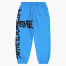 Supreme Thrasher Sweatpant ljusblå