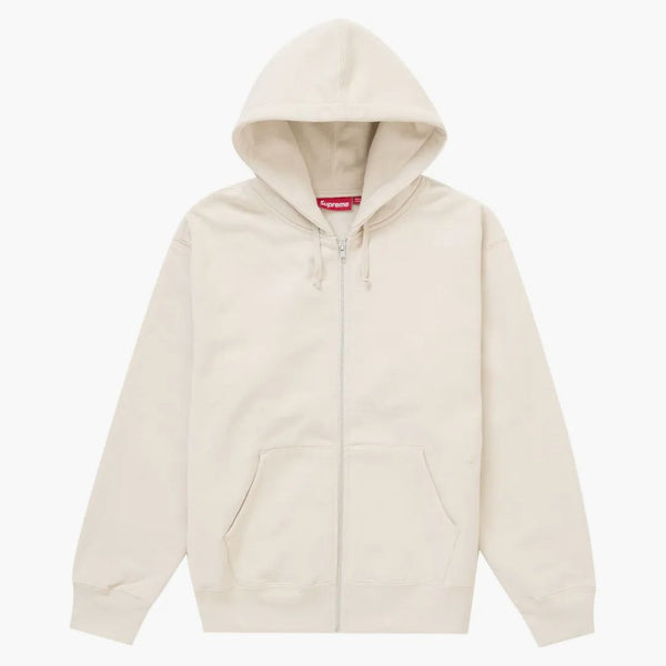 Supreme Thrasher Zip Up Hooded Sweatshirt Stone