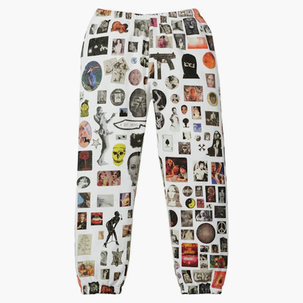 Supreme thrills sweatpants white