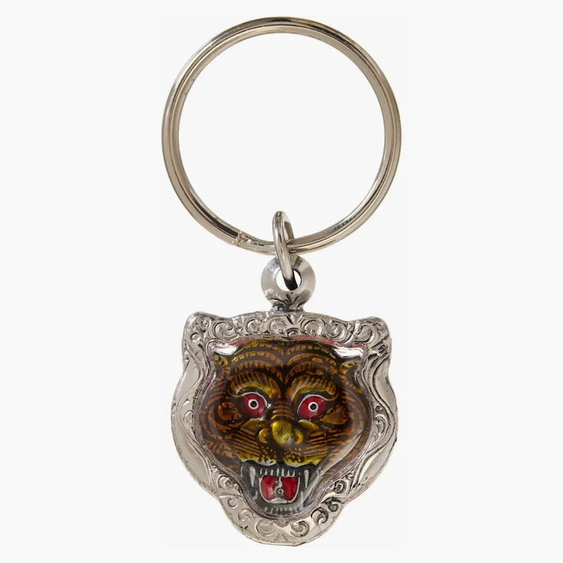 Supreme Tiger Keychain Silver