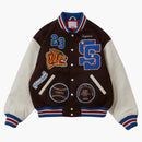 Supreme Tiger Varsity Jacket Brown
