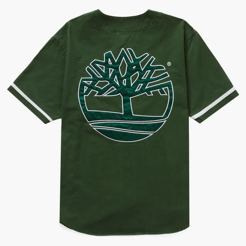 Supreme Timberland Baseball Jersey Green