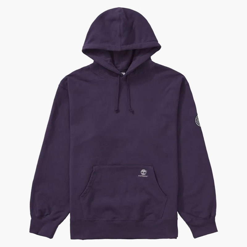 Sudadera suprema de timberland con capucha polvorienta púrpura