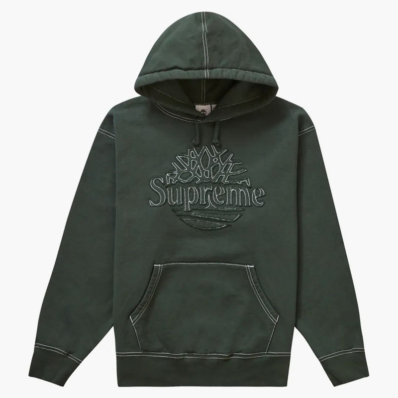 Supreme Timberland Hooded Sweatshirt (SS23) Dark Green
