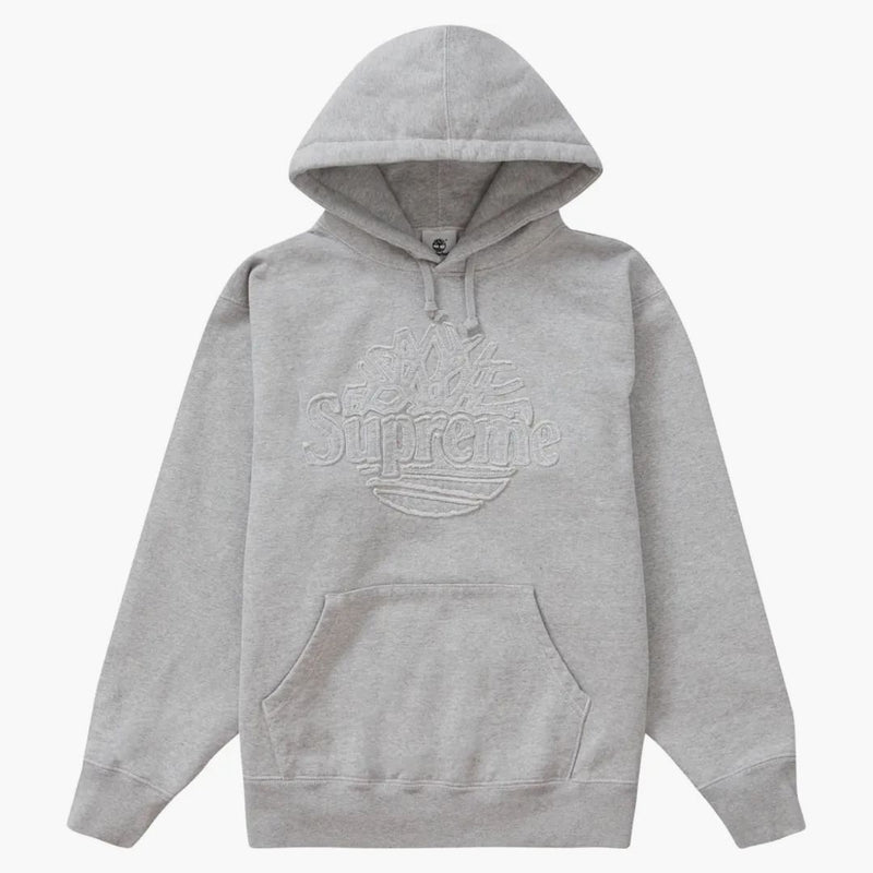Supreme Timberland Hooded Sweatshirt (ss23) Heather Grey