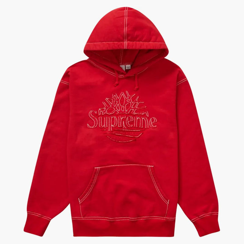 Supreme Timberland Hooded Sweatshirt (ss23) Red