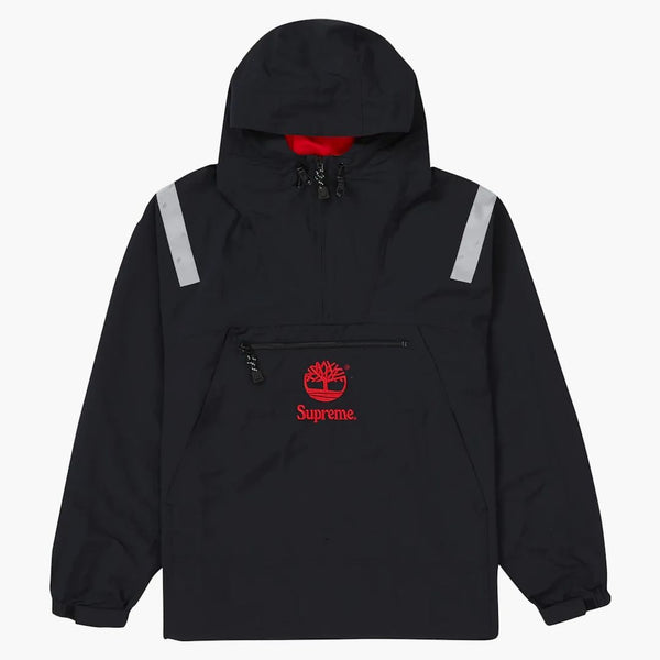 Supreme Timberland Reflective Taping Anorak Black