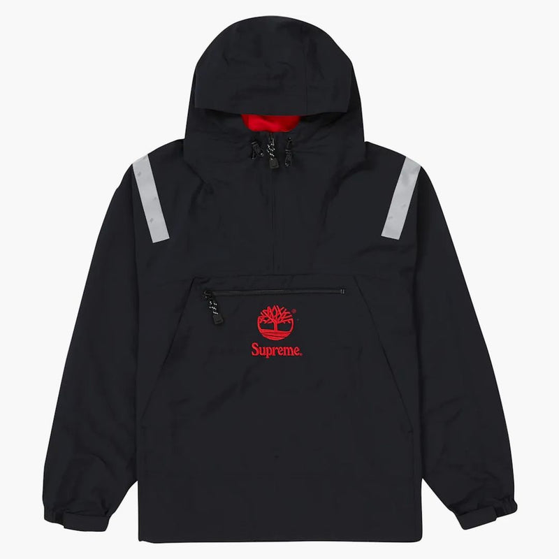 Supreme Timberland Reflective Taping Anorak Black