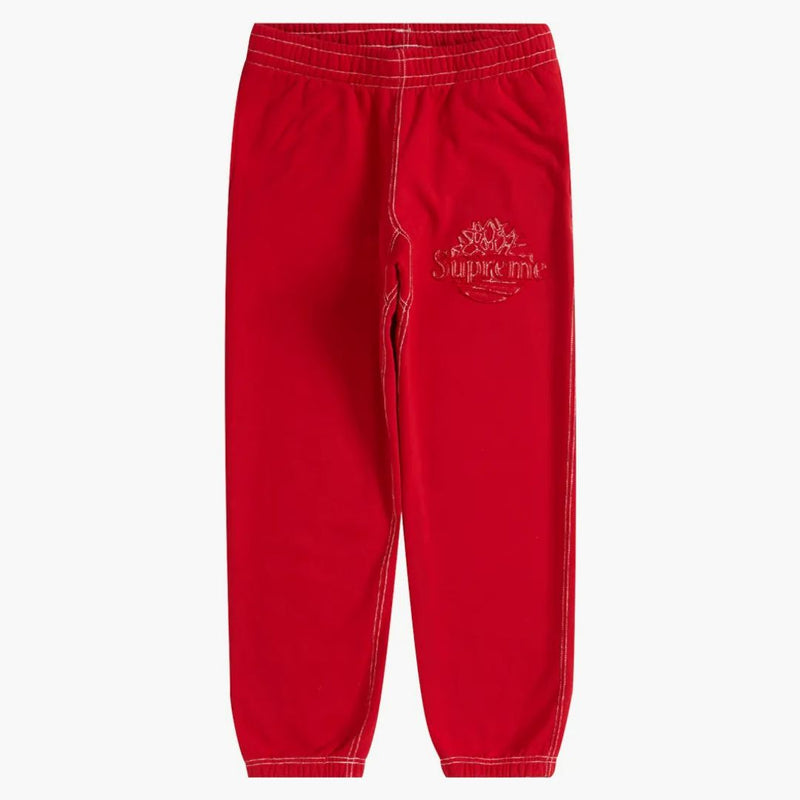 Supreme Timberland Sweatpant Red