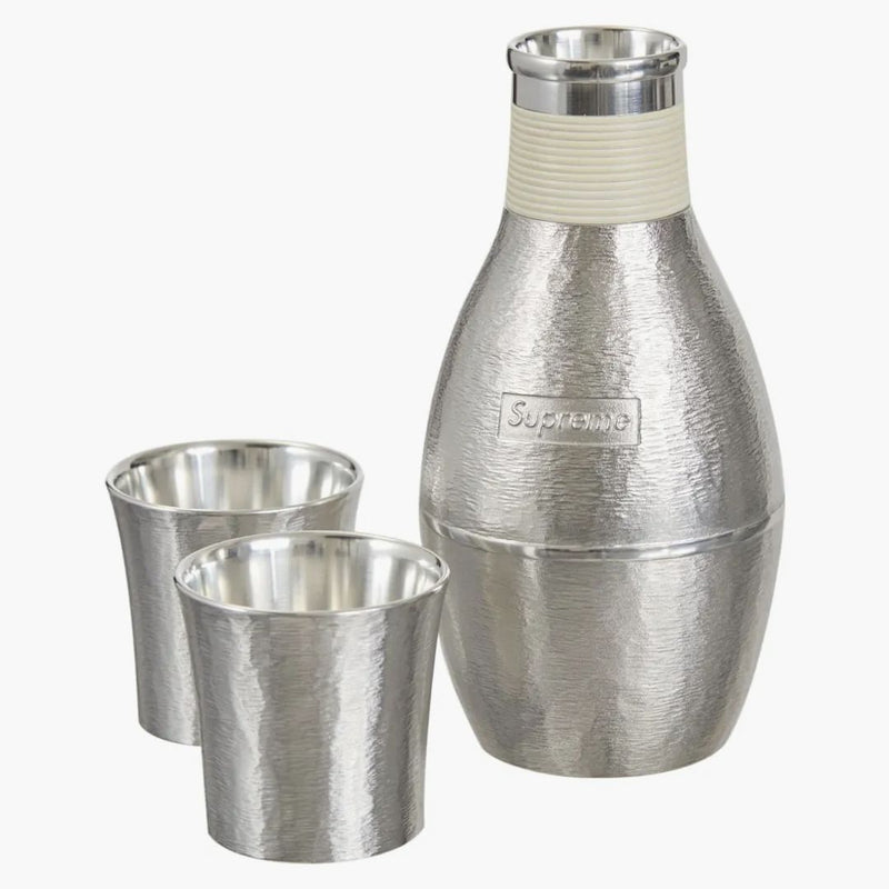 Supremo stagno sake set argento