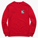 Supreme The North Face Steep Tech Crewneck Red