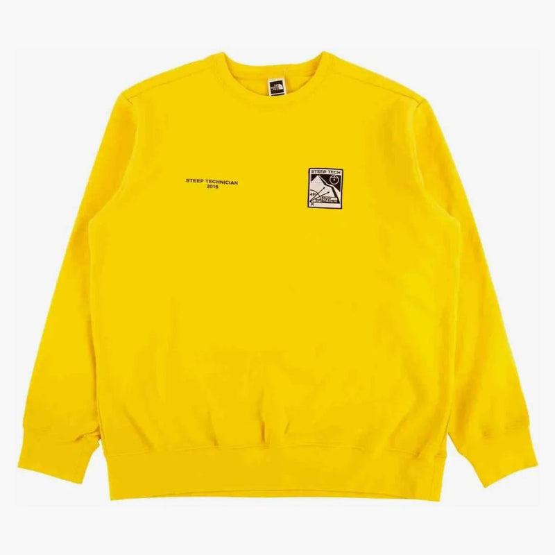 Supreme The North Face Steep Tech Crewneck Yellow