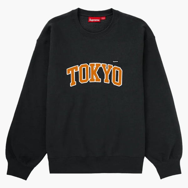 Supreme Tokio Shop Small Box Crewneck Black
