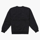 Supreme Tonal Applique Crewneck Black