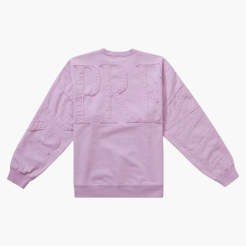 Nejvyšší tonální aplikace Crewneck bledě růžová