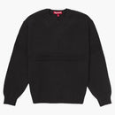 Supreme Tonal Applique Sweater Black