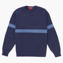 Supreme Tonal Applique Sweater Navy
