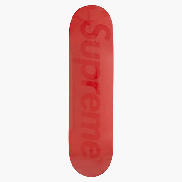 Mazzo di skateboard con logo supremo tono rossa