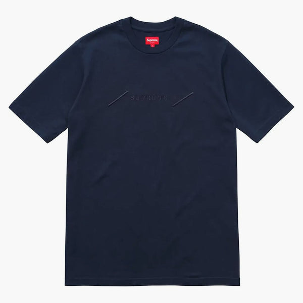 Supreme Tonal Embroidery Top Navy