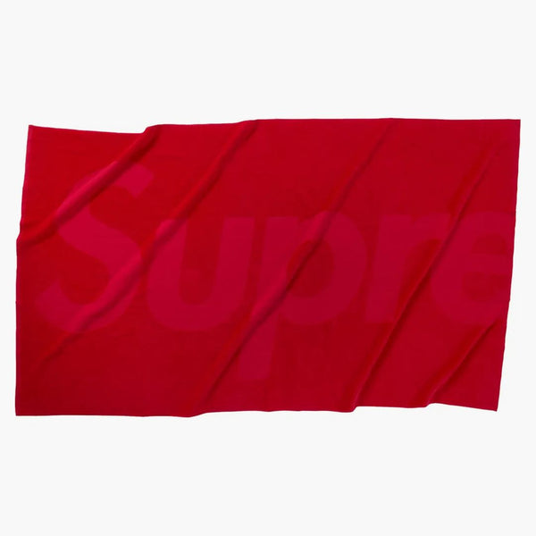 Nejvyšší tonální logo ručník (SS24) Červený