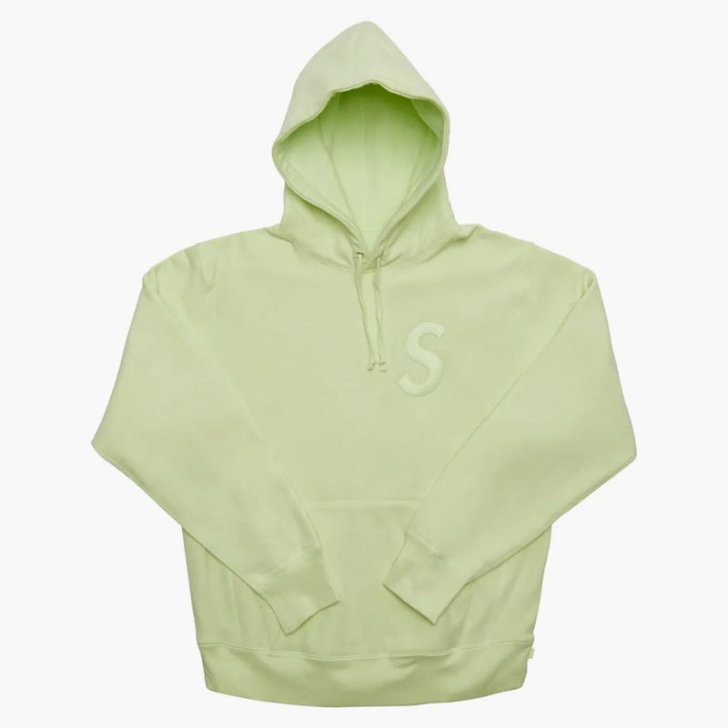 Supremo Tonal S Logo con cappuccio Pale Lime