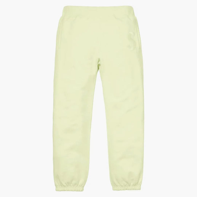 Supreme Tonal S Logo Sweatpant Pale Lime