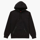 Supreme Tonal Webbing Hooded Sweatshirt Black