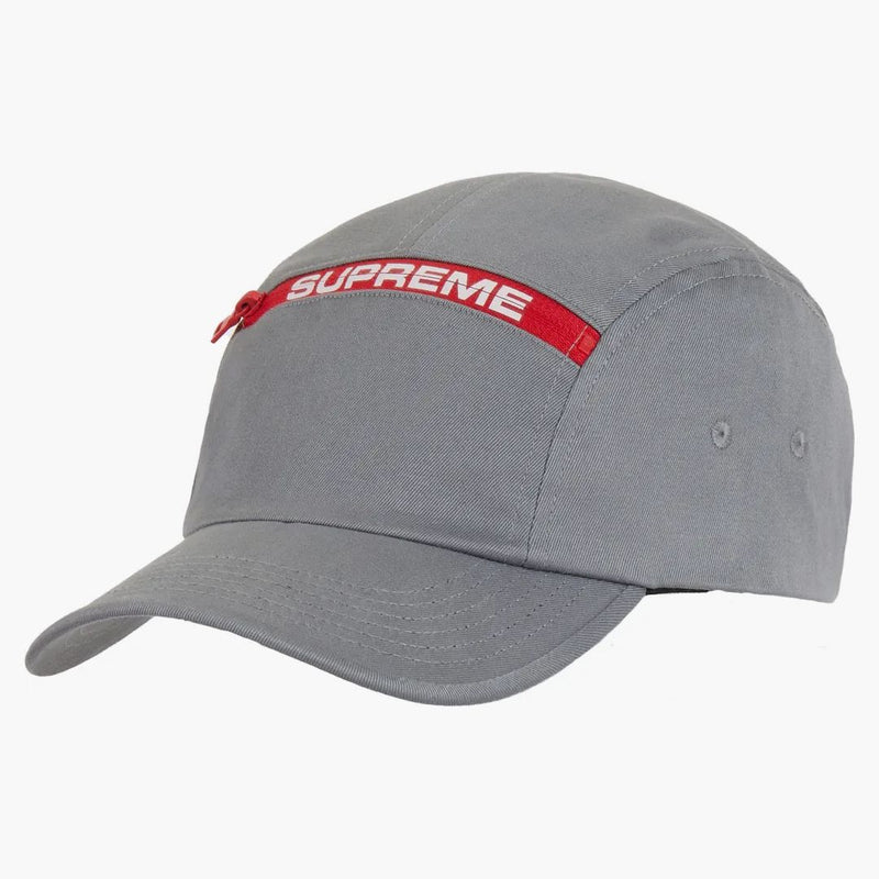 Supremo Top Zip Camp Cap Grey