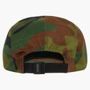 Supreme Top Zip Camp Cap Woodland Camo