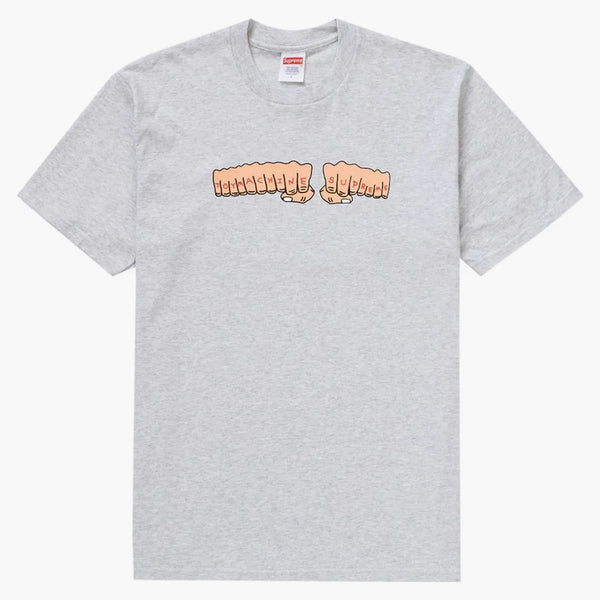 Supreme Toy Machine Fist Té Ash Gray