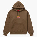 Supreme Toy Machine Hooded Sweatshirt Dusty Brown