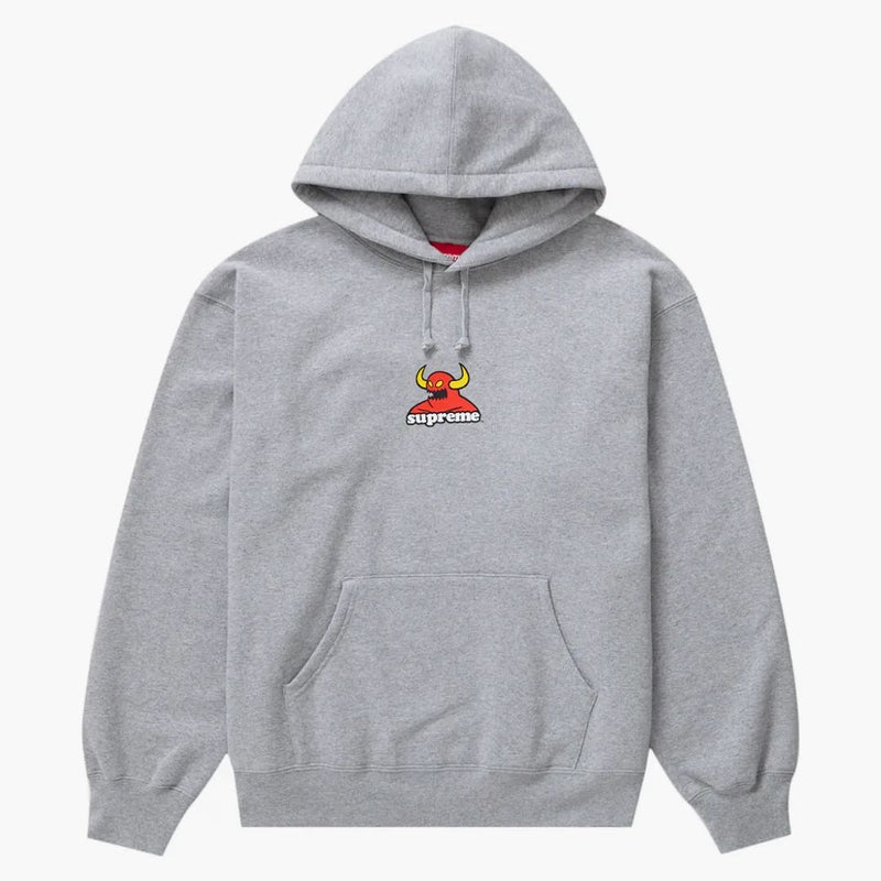 Supreme Toy Machine Felpa con cappuccio Heather Grey