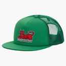 Supreme Toy Machine Mesh Back 5 Panel Green