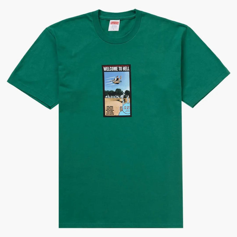 Supreme Toy Machine Welcome to Hell Tee Green
