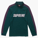 Supreme Track Half Zip Pullover Green