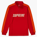 Supreme Track Half Zip Pullover Red