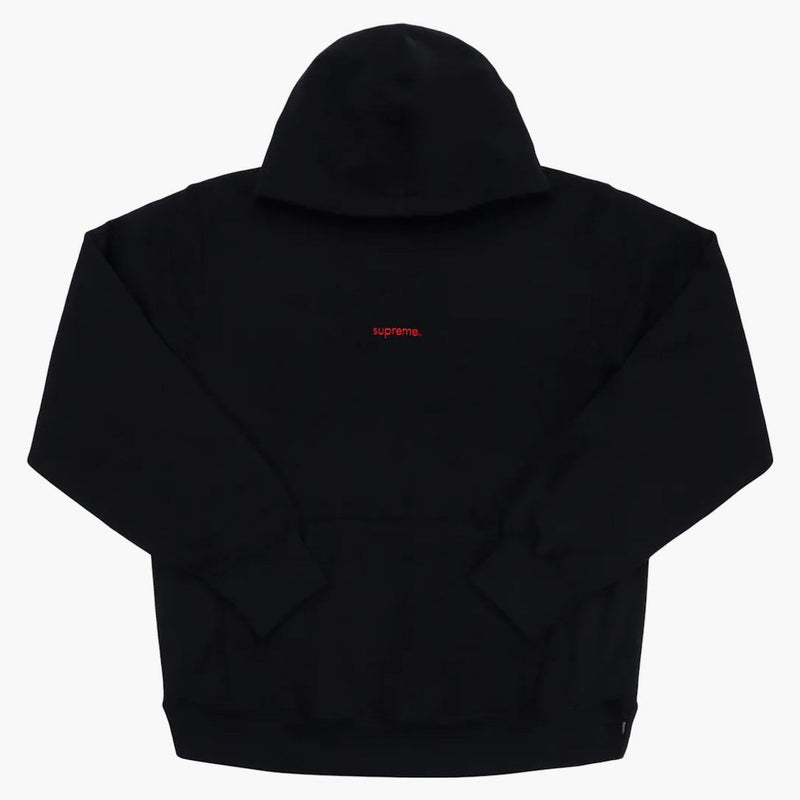 Supreme Marketmark con cappuccio di felpa nera