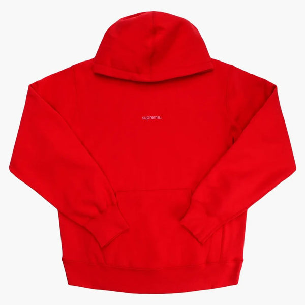 Supreme Trademark Hooded Sweatshirt Red