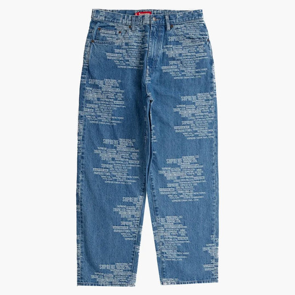 Nejvyšší ochranná známka Jacquard Baggy Jean Washed Blue