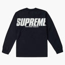 Supreme Trademark L/S Top Black