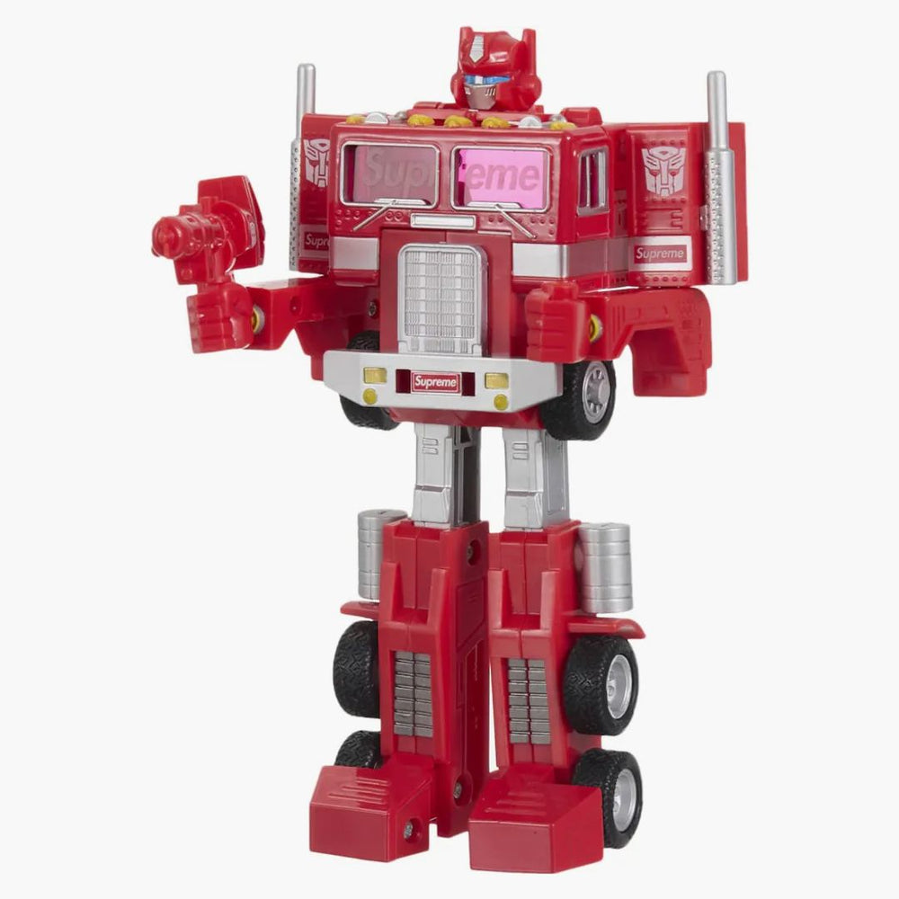 Transformers × Supreme Optimus Prime Supreme Transformers G1 Optimus Prime Figure Red - SS25 – Sneakers