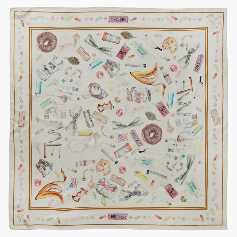 Nejvyšší odpadky Silk Scarf vícebarev