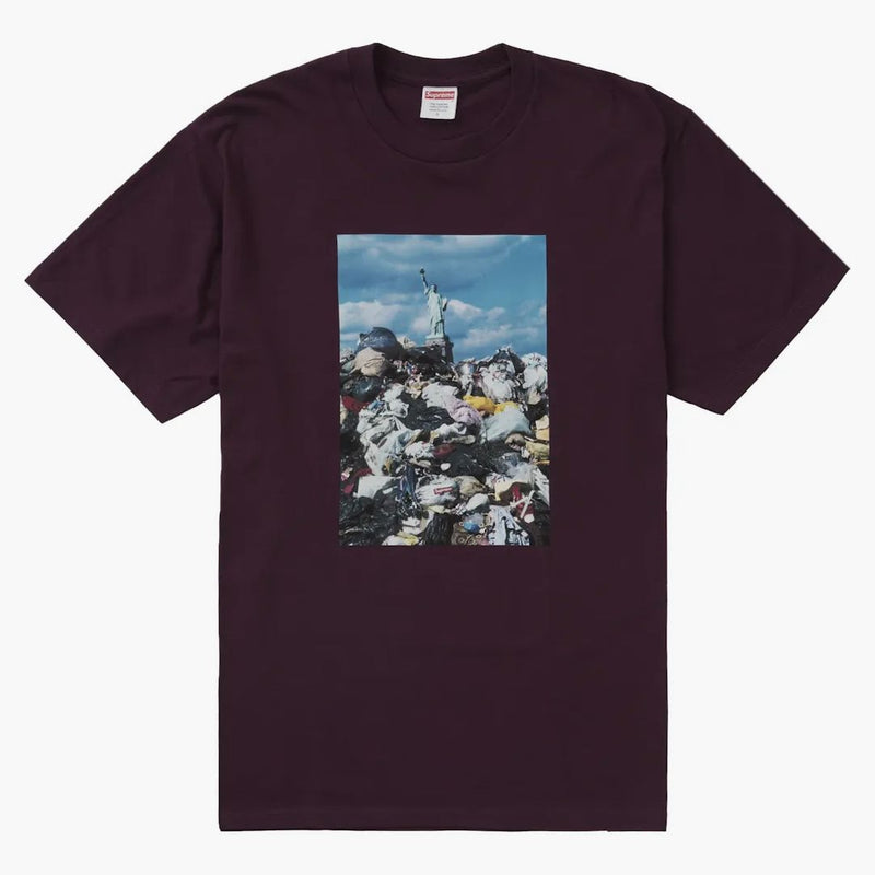 Supreme Trash Tee Eggplant