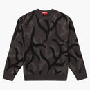 Supreme Tribal Camo Sweater Black