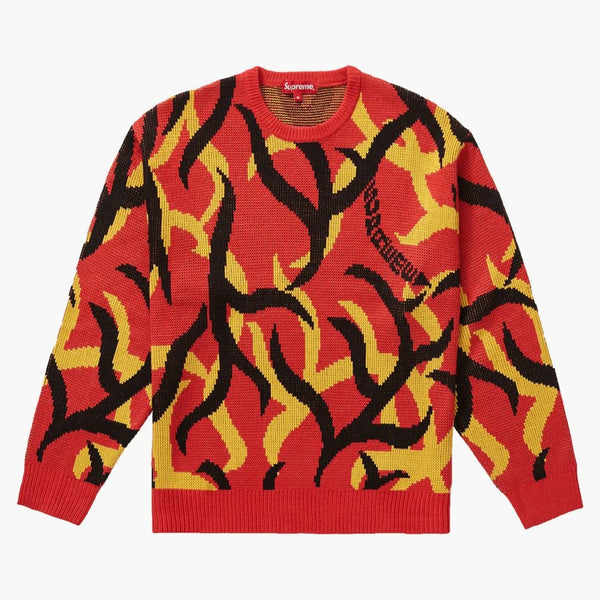 Supreme Tribal Camo tröja röd