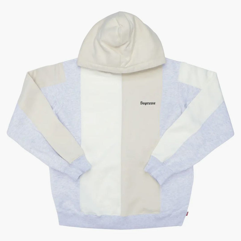 Supreme Tricolor Hooded Sweatshirt Ash Grey