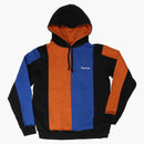 Supreme tricolor hooded sweatshirt black