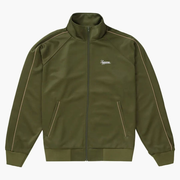 Supreme tricot track jacket olive