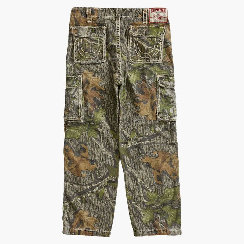 Nejvyšší pravé náboženství džínoviny nákladní kalhoty Mossy Oak Camo