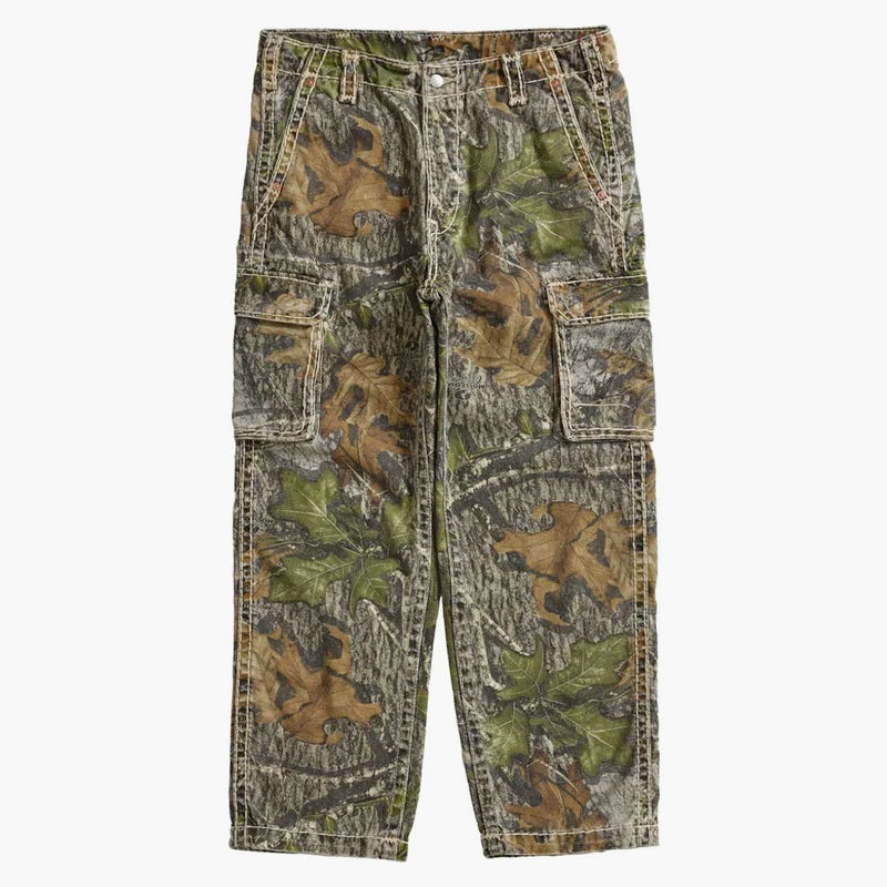 Nejvyšší pravé náboženství džínoviny nákladní kalhoty Mossy Oak Camo